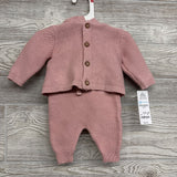 NEW Knit Jacket W/ Critter Hood & Pants NB