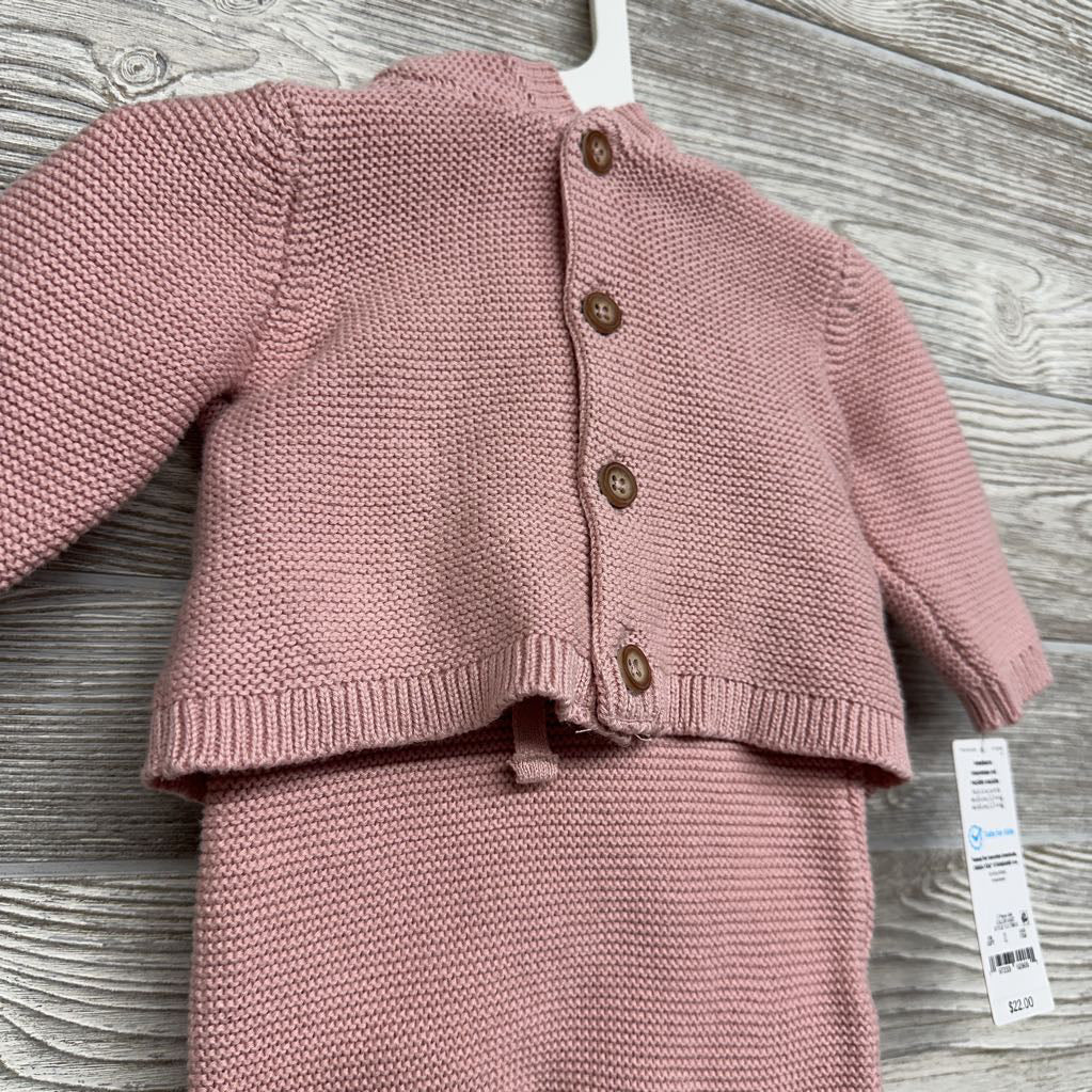 NEW Knit Jacket W/ Critter Hood & Pants NB