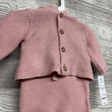 NEW Knit Jacket W/ Critter Hood & Pants NB