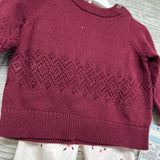 NEW Sweater & Leggings Flowers NB