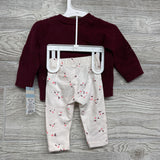 NEW Sweater & Leggings Flowers NB