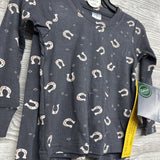 NEW 2 Pc LS Bamboo PJs Horseshoes 12M