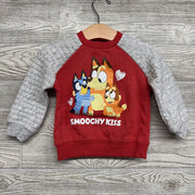 Crewneck Smoochy Kiss Hearts 18M