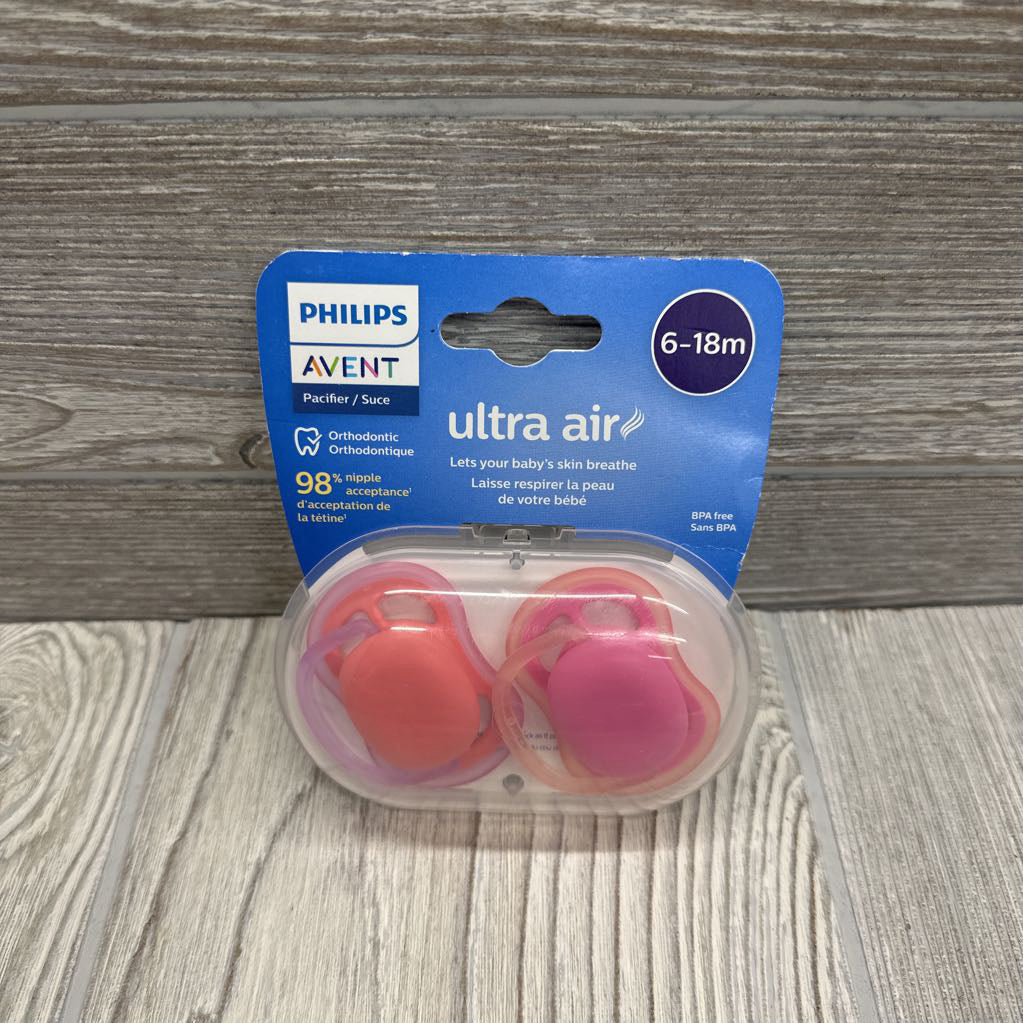 NEW 2 Pk Ultra Air Pacifiers
