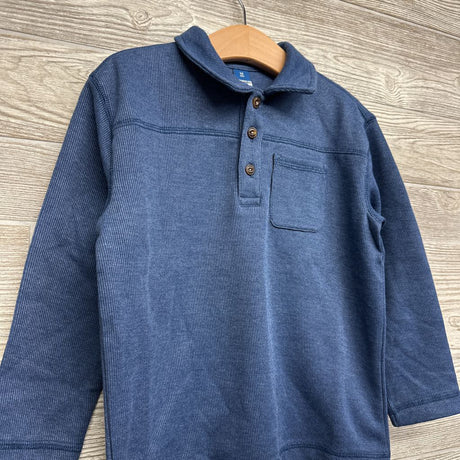 NEW LS French Rib Henley Shirt 5T