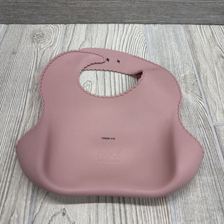 Girl Scalloped Edged Infant Silicone Bib
