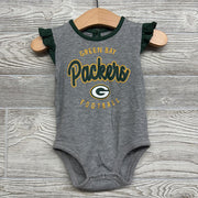 Flutter Sleeve Bodysuit Green Bay Packers Football 18M
