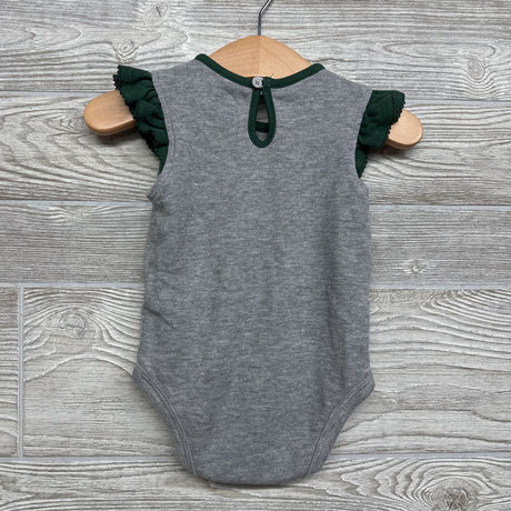 Flutter Sleeve Bodysuit Green Bay Packers Football 18M