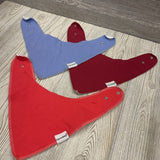 3 Pk Of Bandana Bibs Solid