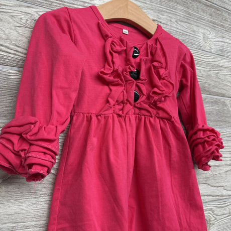 LS Ruffle Sleeve Dress 18M