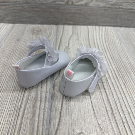 Soft Velcro Flats W/ Flowers 0-3M
