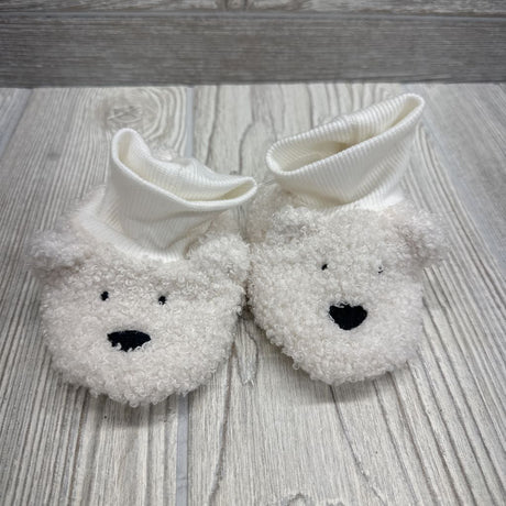 NWOT Sherpa Polar Bear Booties 0-6M