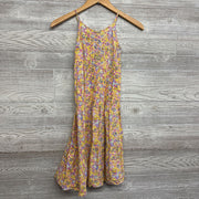 Tank Dress Flowers Buttons 7-8