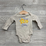 LS Bodysuit Mom's Shining Star 3-6M