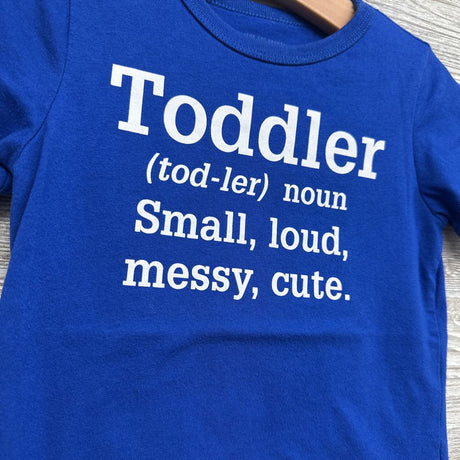 Shirt Toddler Small, Loud, Messy, Cute 3T