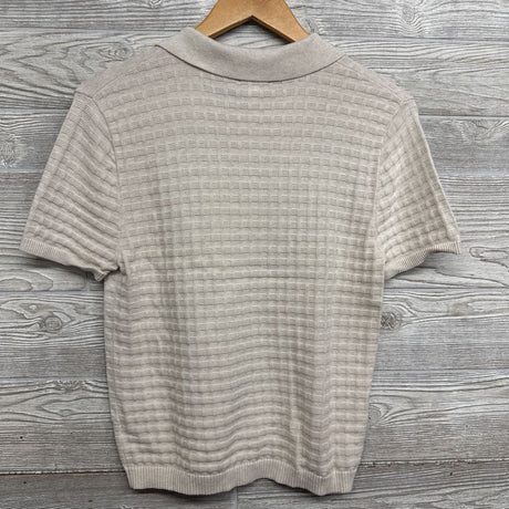 Textured Knit Polo Shirt 10-12