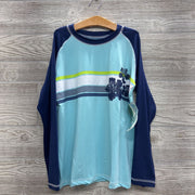 NEW LS Swim Shirt Flowers Stripes 12