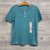 NEW Ribbed Henley Shirt 4-5