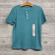 NEW Ribbed Henley Shirt 4-5