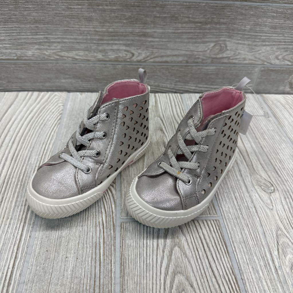 Velcro Mid Sneakers Hearts 6c