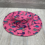 Neoprene Sun Hat Mermaids & Fish