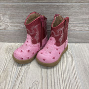 Ostrich Print Cowgirl Boots 2c