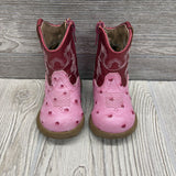 Ostrich Print Cowgirl Boots 2c