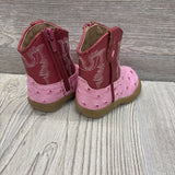 Ostrich Print Cowgirl Boots 2c