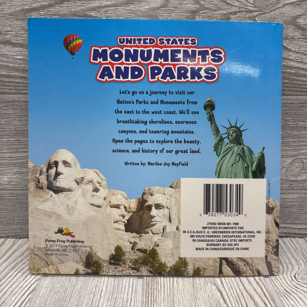 Book United States Monuments And Parks