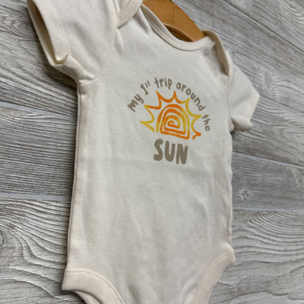Bodysuit My 1st Trip Around The Sun 6-12M