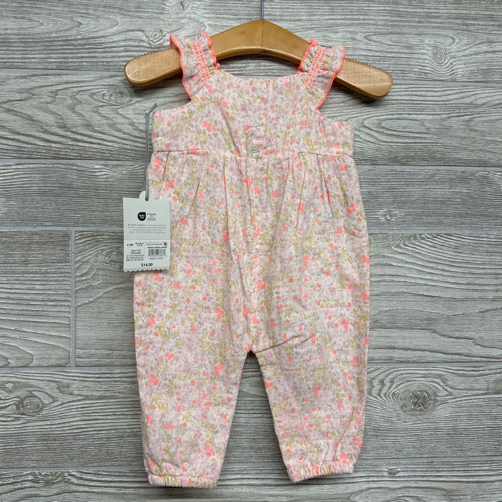 NEW Jumpsuit Flowers 0-3M