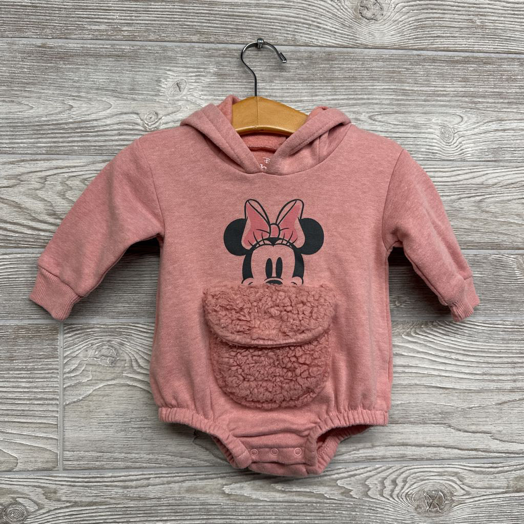 Hoodie Bodysuit Minnie Mouse 3-6M