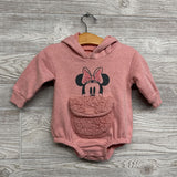 Hoodie Bodysuit Minnie Mouse 3-6M