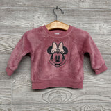 Plush Crewneck Minnie Mouse 6M