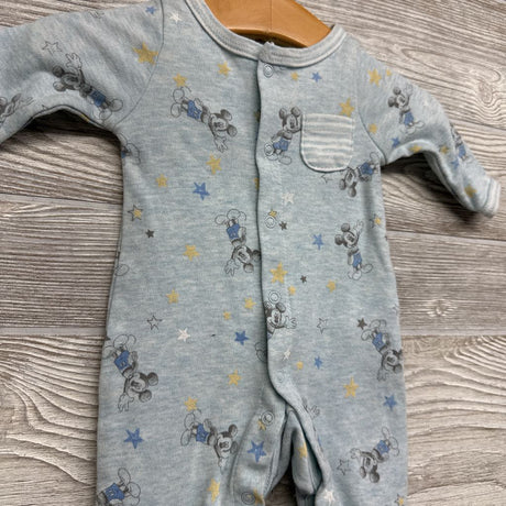 Button Up Sleep N Play Mickey Mouse NB