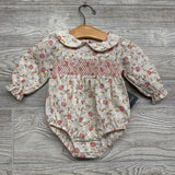 NEW Smocked Bodysuit Flowers 0-3M