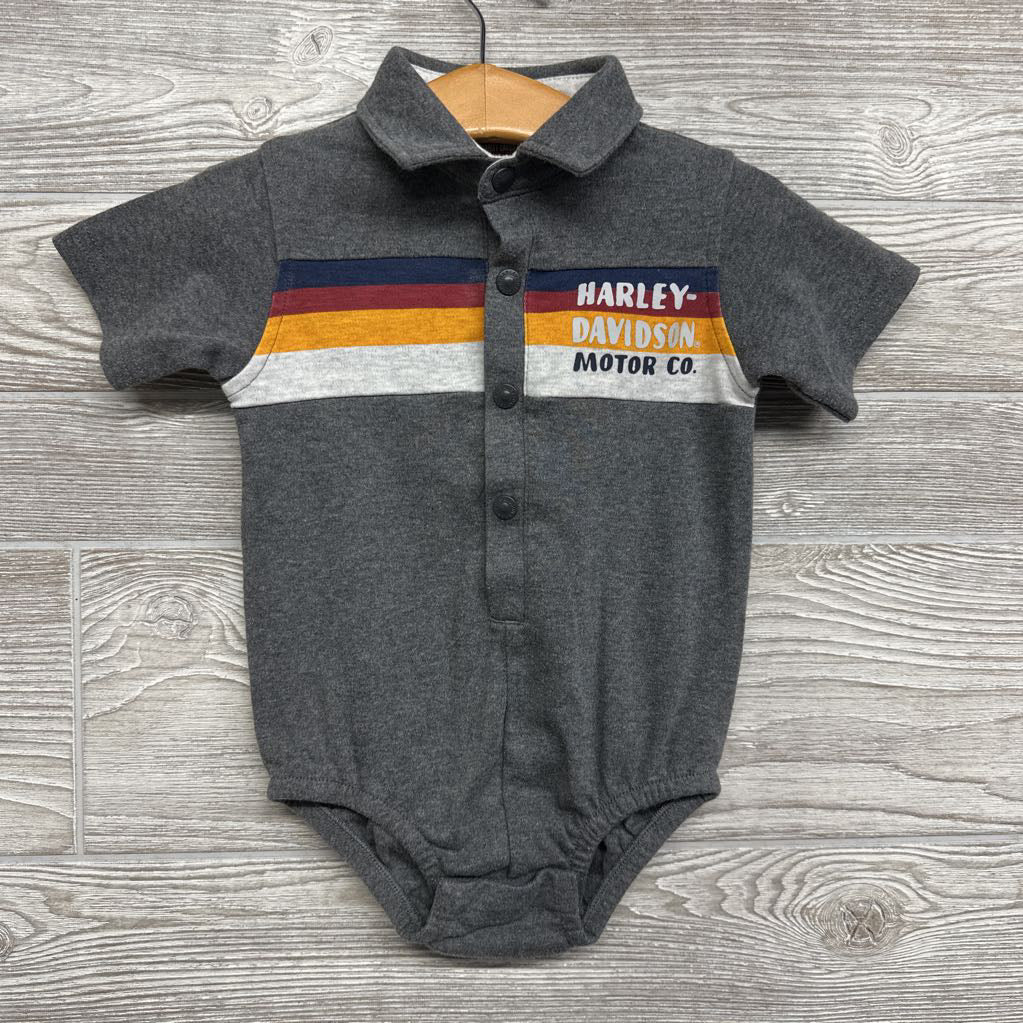 Button Up Bodysuit Stripes12-18M