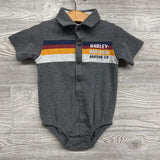Button Up Bodysuit Stripes12-18M