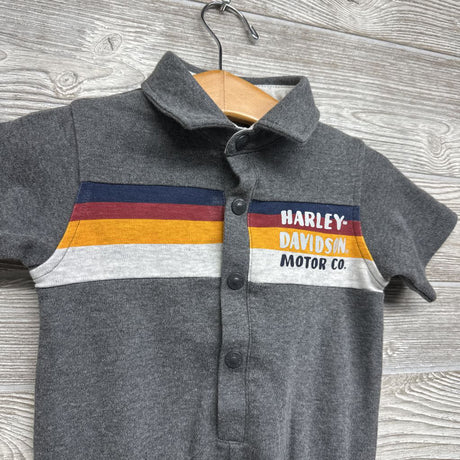 Button Up Bodysuit Stripes12-18M