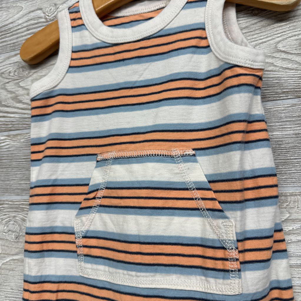 Tank Top Outfit Stripes 6-9M