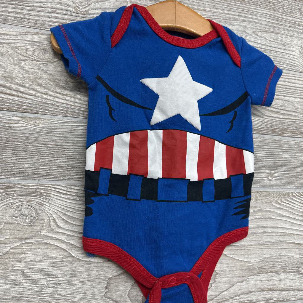 Bodysuit Captain America 3-6M