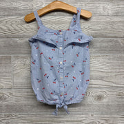 Button Up Tank Top Cherries 4