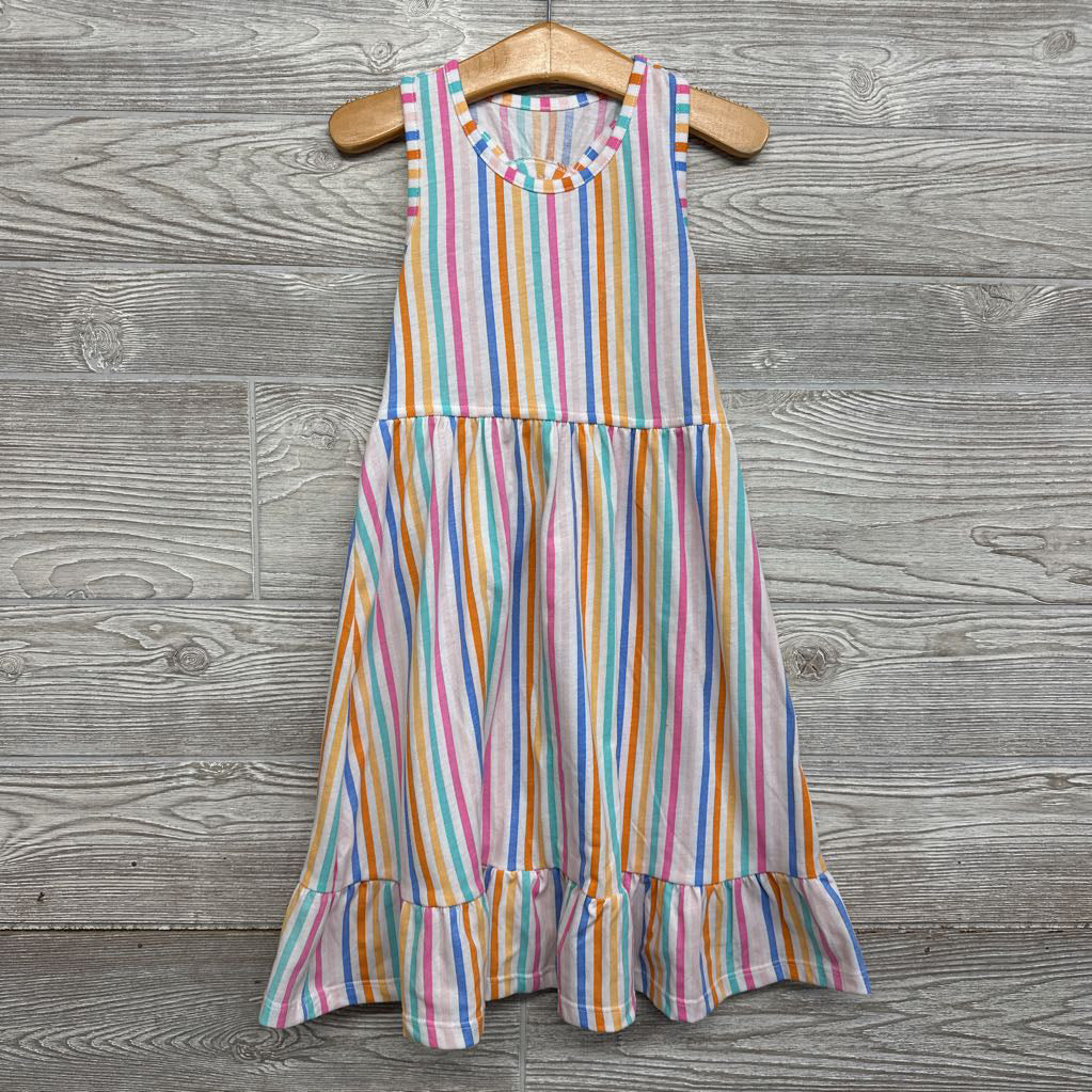 NEW Sleeveless Dress Stripes 4