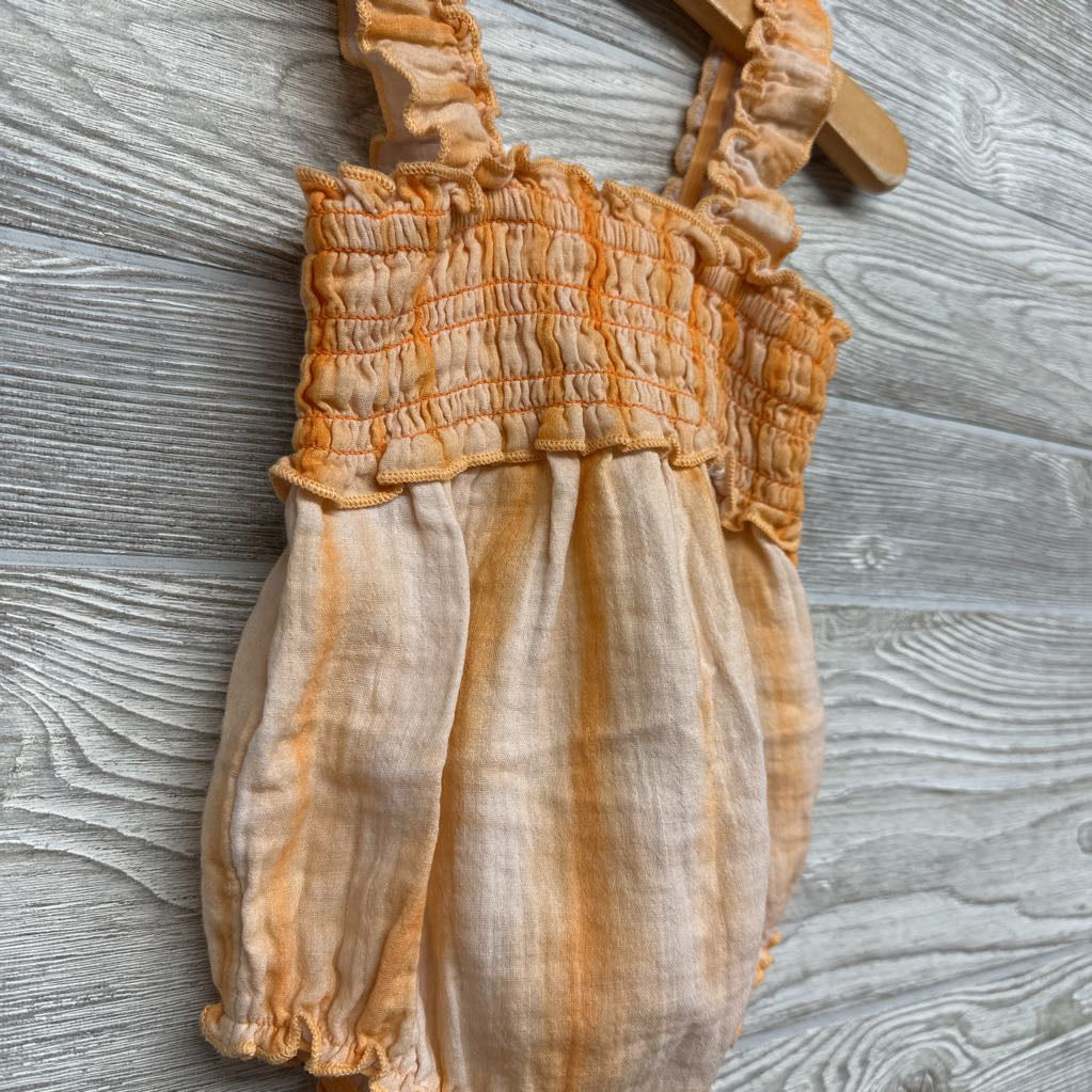 Muslin Tank Top Romper Tie Dye 6-9M
