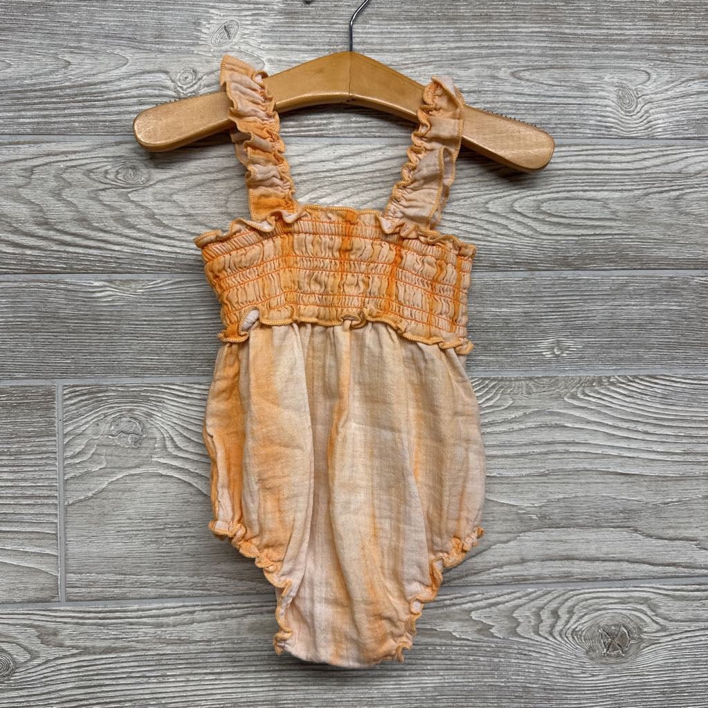 Muslin Tank Top Romper Tie Dye 6-9M