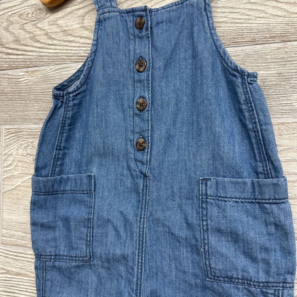 Denim Button Up Overalls 18-24M