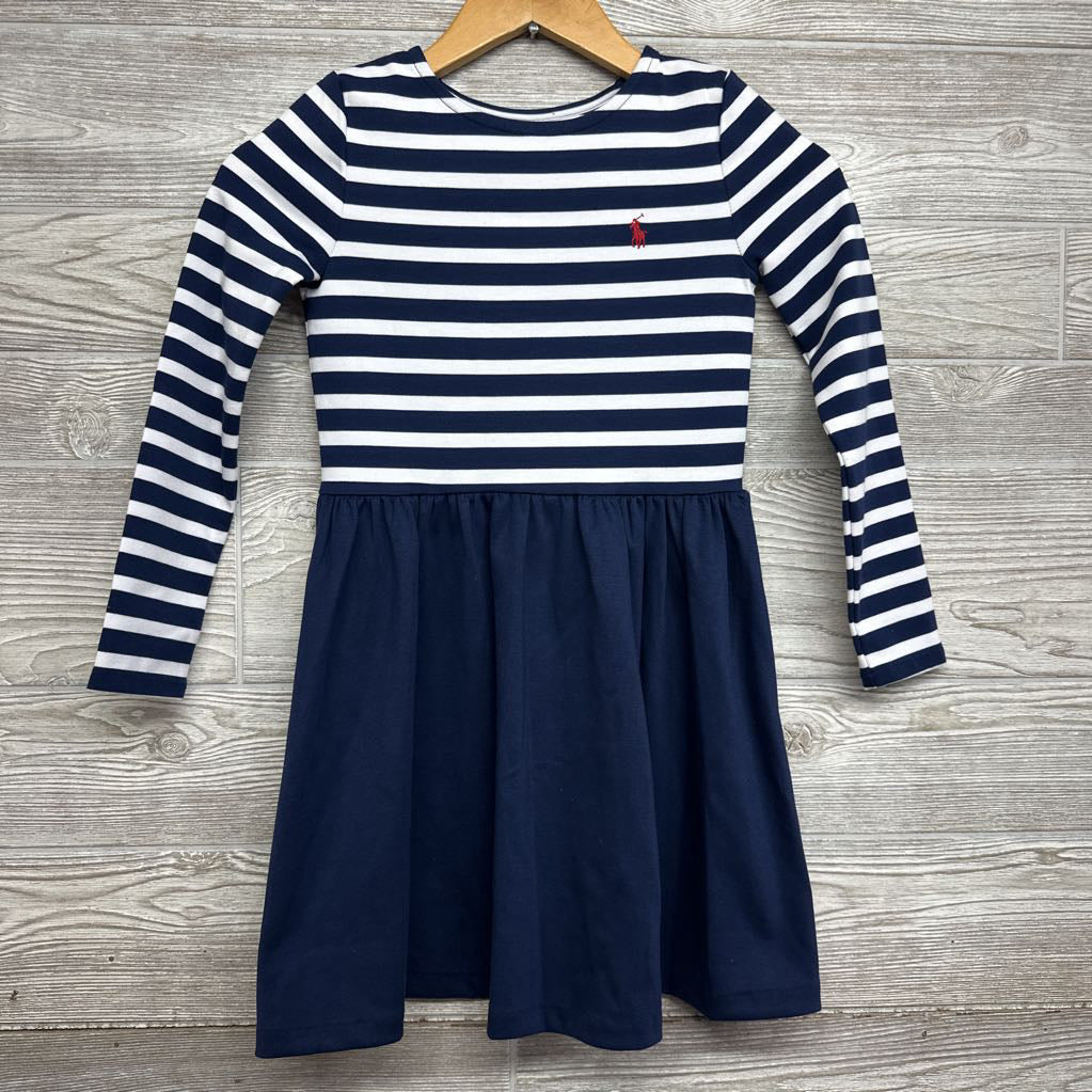 NEW Striped Ponte LS Dress 7