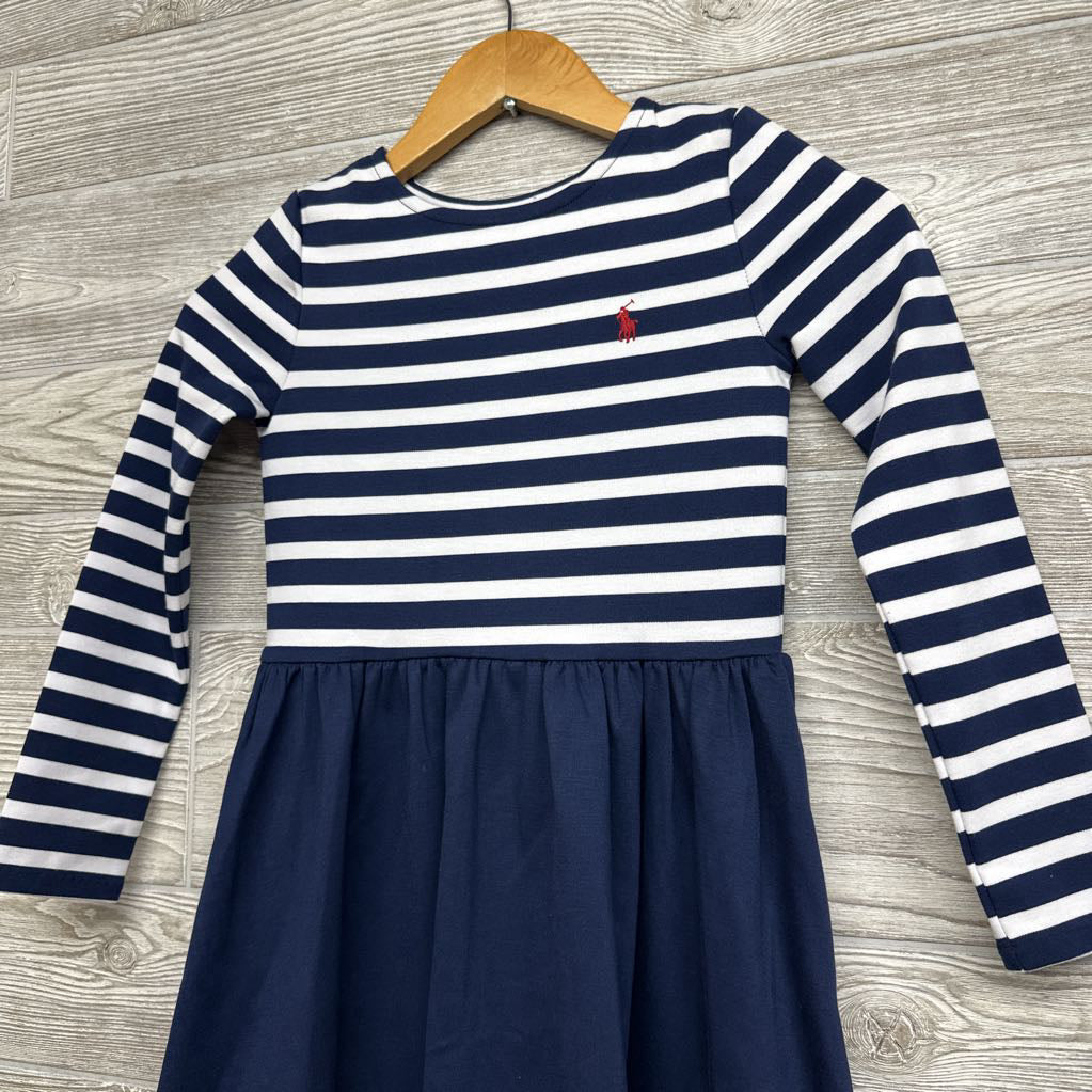 NEW Striped Ponte LS Dress 7