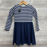 NEW Striped Ponte LS Dress 7