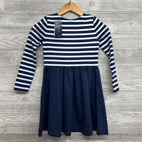 NEW Striped Ponte LS Dress 7